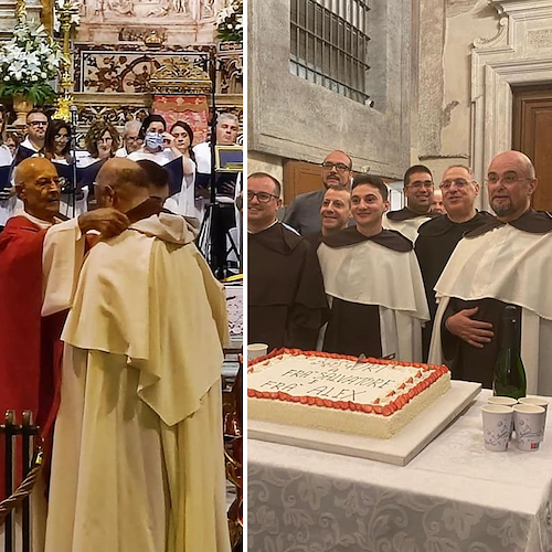 Sorrento in festa per Salvatore D’Antuono, dopo 72 anni un sorrentino diventa frate dell'Ordine Carmelitano 