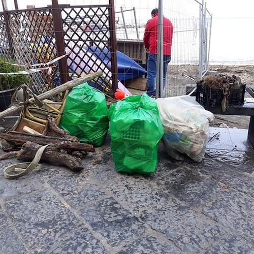 Sorrento, nuova pulizia dei fondali a Marina Grande [FOTO]