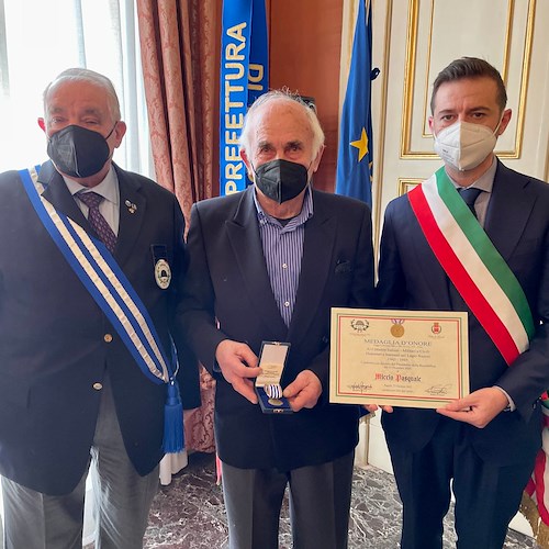 Sorrento omaggia Pasquale Miccio con la medaglia d'onore alla memoria 