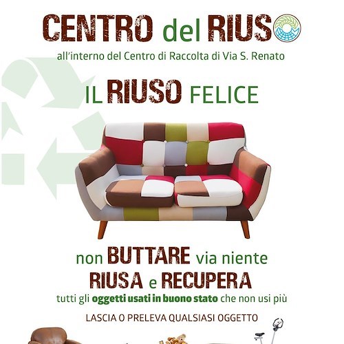 Sorrento partecipa alla Settimana europea per la riduzione dei rifiuti con il "Centro del riuso"
