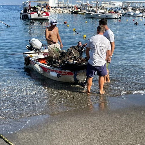 Sorrento, quattro giorni dedicati alla bonifica e alla pulizia dei fondali