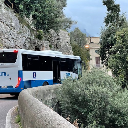 SP1 "Chiunzi-Ravello" riaperta: Sindaco di Tramonti chiede a Sita di ripristinare bus preesistenti