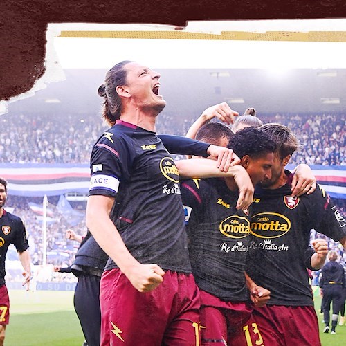 Sport, Calcio. La Salernitana batte la Sampdoria 2-1 al Marassi