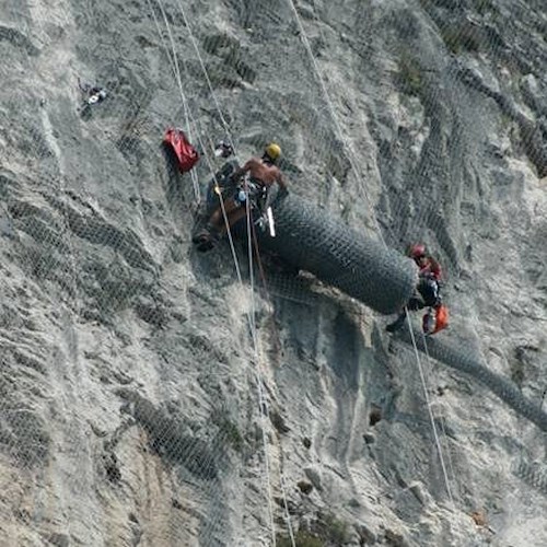 Stabilizzazione dei costoni rocciosi sulla Statale Amalfitana, Anas stanzia 5,6 milioni