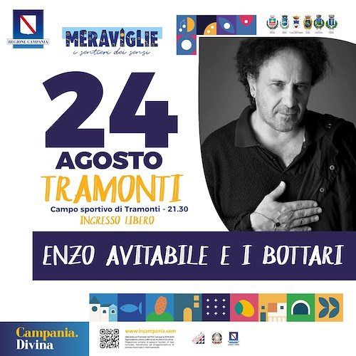 Stasera il concerto di Enzo Avitabile a Tramonti: informazioni sulla viabilità
