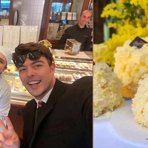 Stash dei The Kolors, ospite ad Amalfi: dolci acquisti da Pansa
