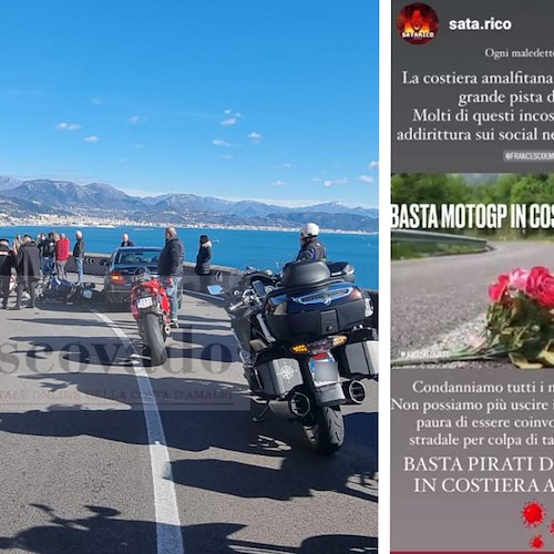 Statale Amalfitana come pista MotoGP, deputato Borrelli: «Questi sono criminali. Serve riforma al codice della strada»