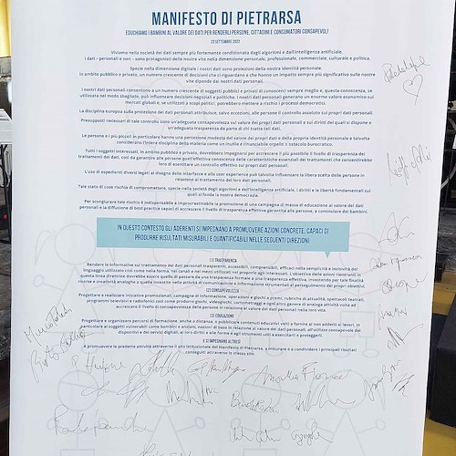 “State of privacy ‘22”, al Museo Ferroviario firmato il Manifesto di Pietrarsa a tutela dei minori