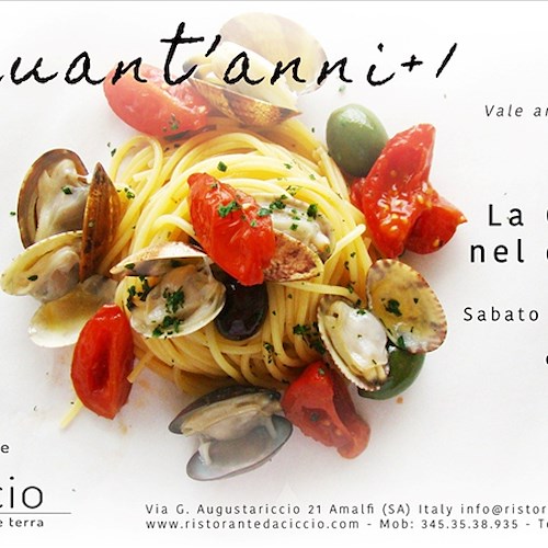 Storia del gusto in Costa d'Amalfi: i 50 anni (+1) dello Spaghetto al Cartoccio di Ciccio Cielo Mare Terra