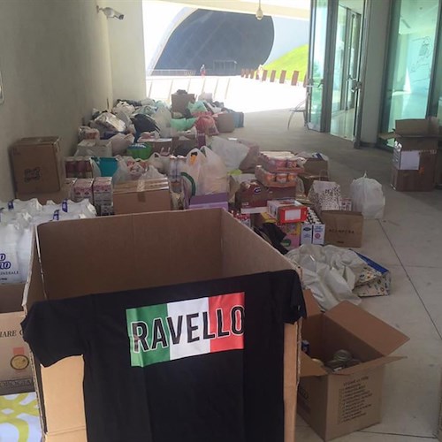 Terremoto Centro Italia: da Ravello inviati ad Amatrice viveri e medicinali 