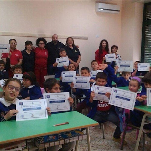 Terremoto: Protezione Civile e Croce Rossa nelle scuole della Costiera per insegnare la prevenzione agli alunni