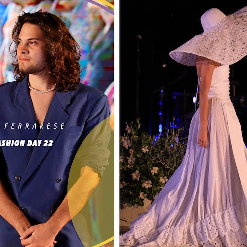 È Thomas Ferrarese il vincitore del "Positano Fashion Day" con una capsule collection ispirata al mito della ninfa Pasitea