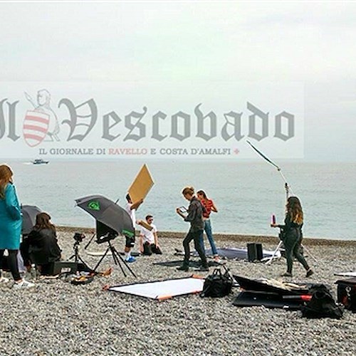 Top model Daria Werbowy ad Amalfi in posa per Vogue