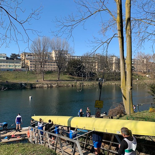 Torino, Regata Internazionale di Gran Fondo di Canottaggio, buon piazzamento dell'equipaggio costiero