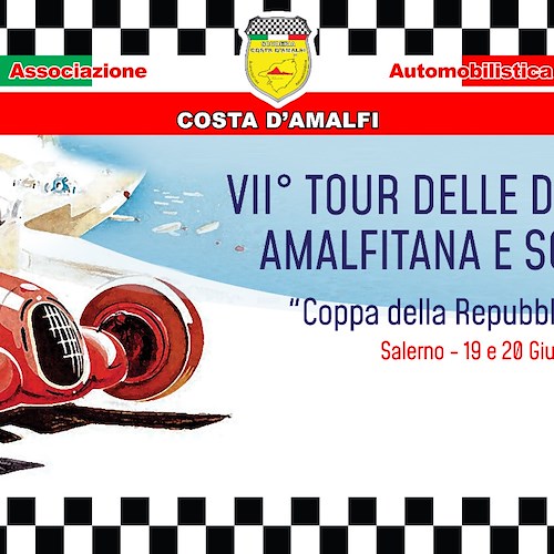 "Tour delle Due Costiere Amalfitana e Sorrentina", si parte domani 19 giugno 