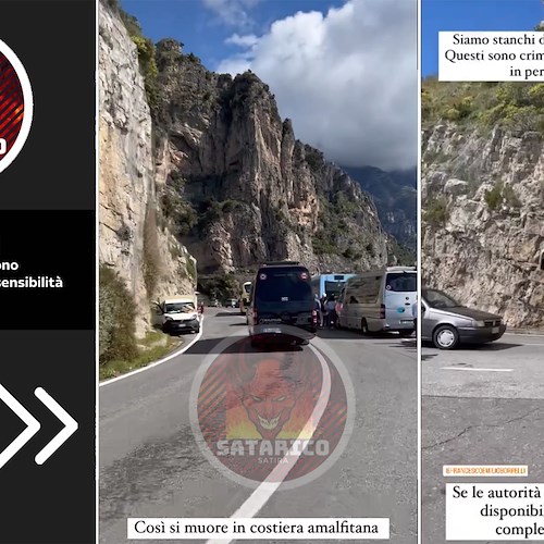 Traffico intenso in Costiera Amalfitana e da Positano arriva la bomba dalla pagina "Satarico"