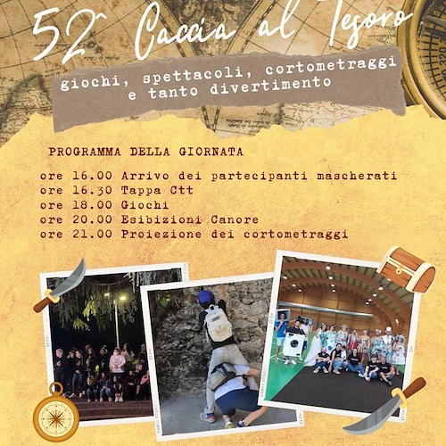 Tramonti, 19 e 20 agosto la 52esima edizione della Caccia al Tesoro