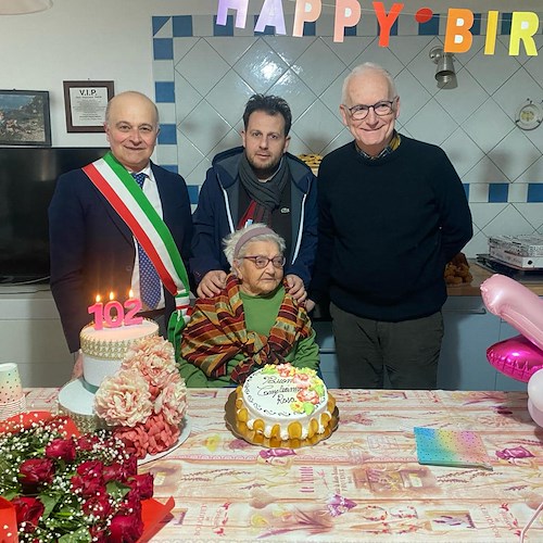 Tramonti, auguri a Rosa Cascone che compie 102 anni!<br />&copy; Comune di Tramonti