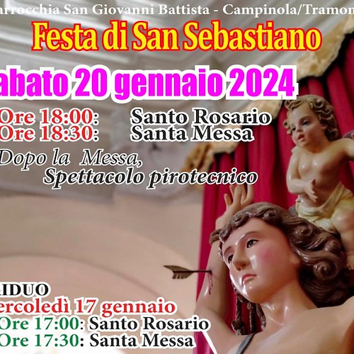 Tramonti: Campinola si prepara a onorare San Sebastiano. Il programma delle celebrazioni