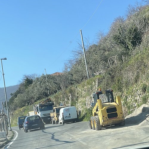 Tramonti, dal 16 maggio al 1° giugno strada chiusa per posa cavi elettrici lungo SP2 /ORARI