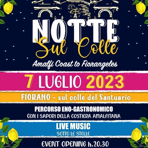 Tramonti e Fiorano Modenese si incontrano all’evento “Notte sul Colle”