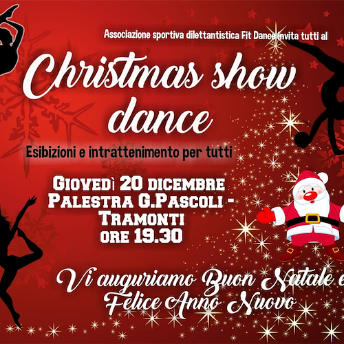 Tramonti: giovedì 20 saggio di Natale della scuola "Asd Fit Dance"