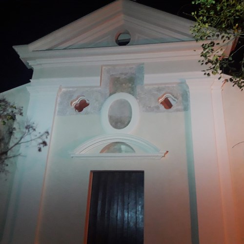 Tramonti: la facciata della Chiesa di Figlino torna all’antico splendore, domenica 23 l’inaugurazione