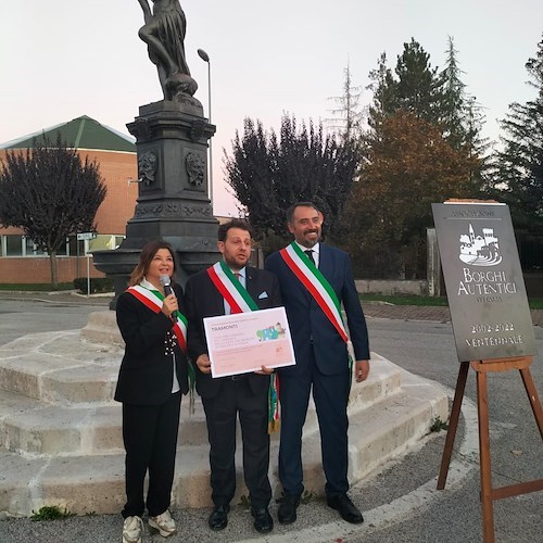 Tramonti ospite a Scurcola Marsicana per il Ventennale dell’Associazione Borghi Autentici D’Italia 