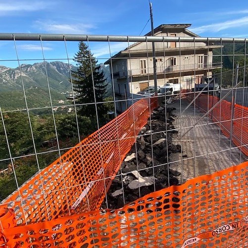 Tramonti, quasi ultimati i lavori di messa in sicurezza sulla SP 141