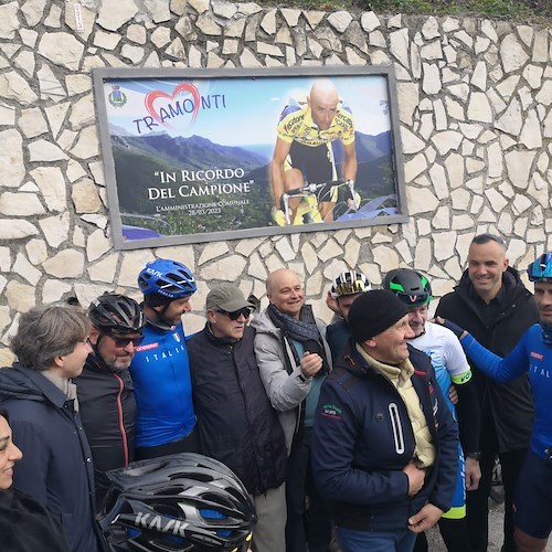 Tramonti ricorda per sempre il passaggio di Pantani nel Giro d'Italia del 1997 /FOTO