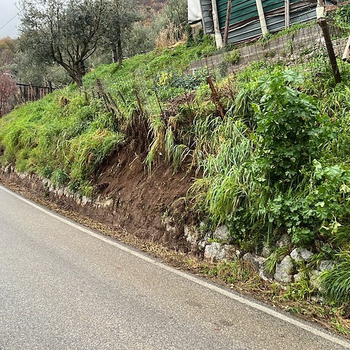 Tramonti, SP2 ripulita dopo smottamenti: si passa