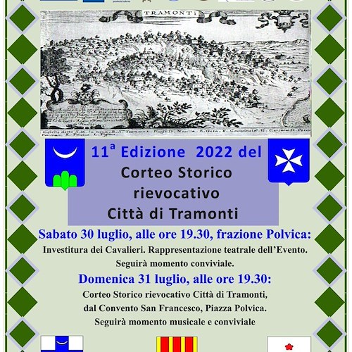 Tramonti: stasera al via il Corteo Storico, ne parla l’ideatore Domenico Taiani 