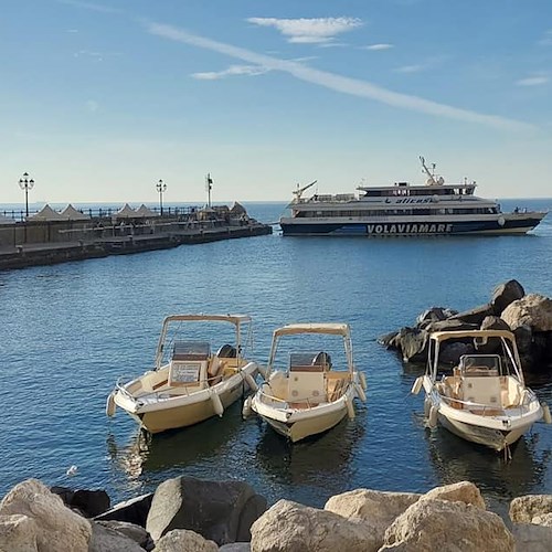 Trasporti marittimi, Alicost proroga fino al 13 novembre la tratta Salerno-Maiori-Amalfi-Capri