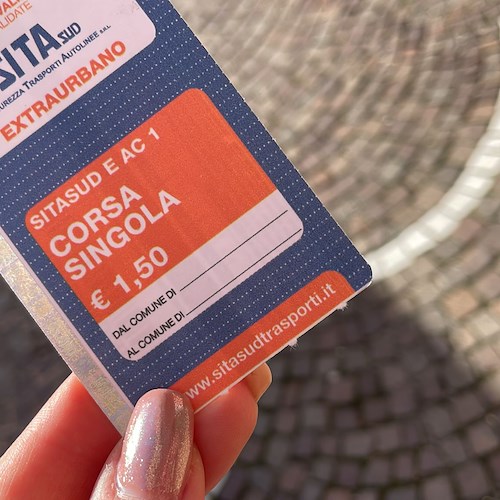 In Costiera Amalfitana è aumentato ancora il costo dei biglietti del trasporto pubblico.<br />&copy; Maria Abate