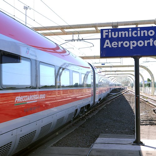 Trenitalia, nuovo collegamento diretto dall’aeroporto di Fiumicino a Napoli Centrale con Frecciarossa