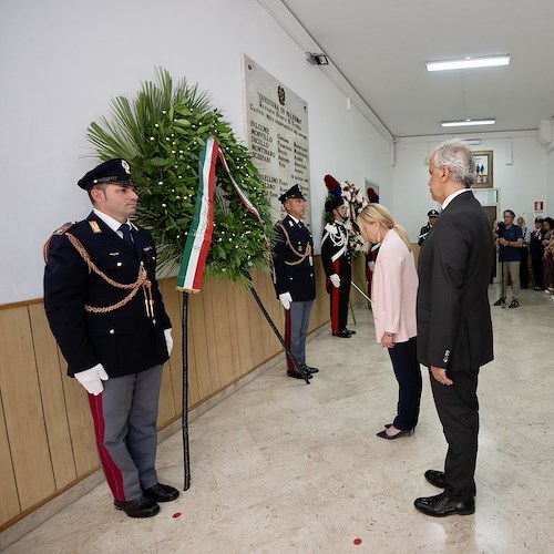 Trentuno anni fa l'uccisione di Paolo Borsellino: la premier Meloni depone corona di alloro a Palermo