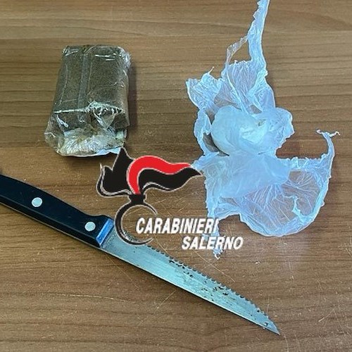 Trovato con hashish e anfetamine addosso, arrestato per spaccio a Capaccio Paestum
