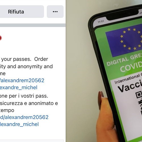 Truffano persone in cerca di Green Pass falsi, internet brulica di criminali celati da profili social "fake"