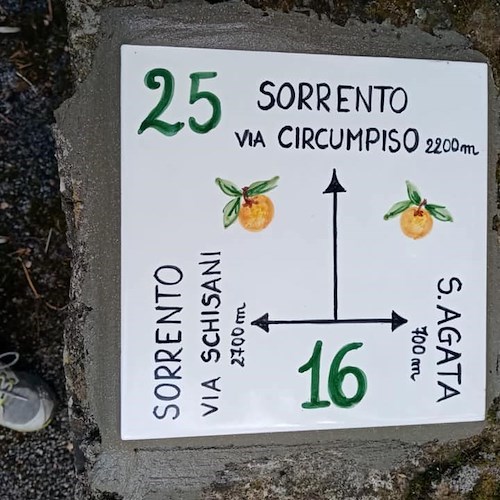 Turismo: a Sorrento è in distribuzione la mappa dei sentieri del Progetto Tolomeo