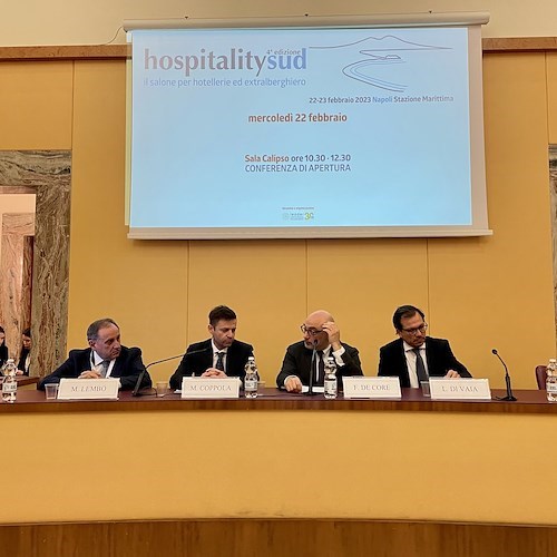 Turismo. Il sindaco Coppola ad HospitalitySud: "Sorrento modello di valore aggiunto per il territorio campano"