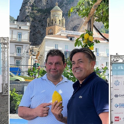 Tutto pronto ad Amalfi per la Regata delle Antiche Repubbliche Marinare: protagonista anche il limone Costa d'Amalfi IGP