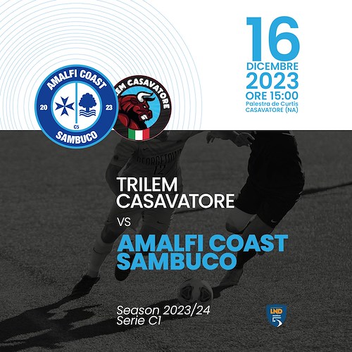 Ultima fatica di campionato del 2023 per l'Amalfi Coast Sambuco in trasferta a Casavatore