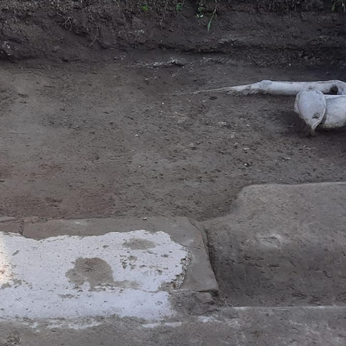 Un antico serbatoio romano in perfetto stato: l'ultima scoperta nella Villa Arianna di Stabia