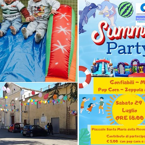 Un'esplosione di divertimento alla "Summer Party" di Tramonti: 29 luglio gonfiabili e musica a Capitignano