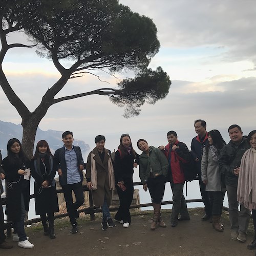 Un tour tra le eccellenze della Campania: gli agenti di viaggio cinesi tra le bellezze della Costa d’Amalfi