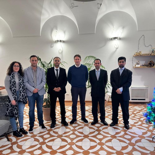 Una delegazione dal governo dell'Oman in visita a Positano