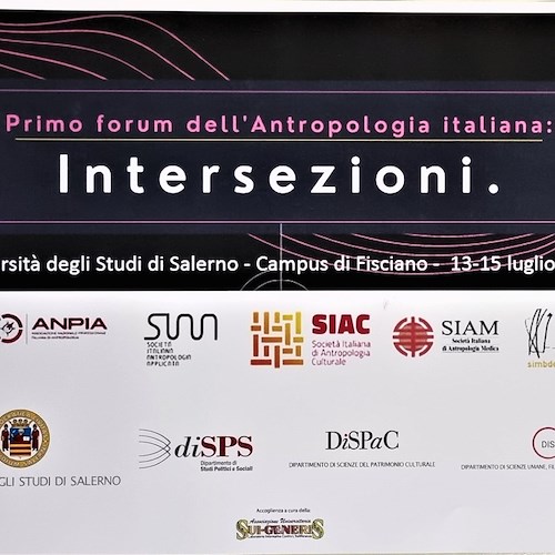 Unisa, al via «Intersezioni. Primo Forum dell’Antropologia italiana»