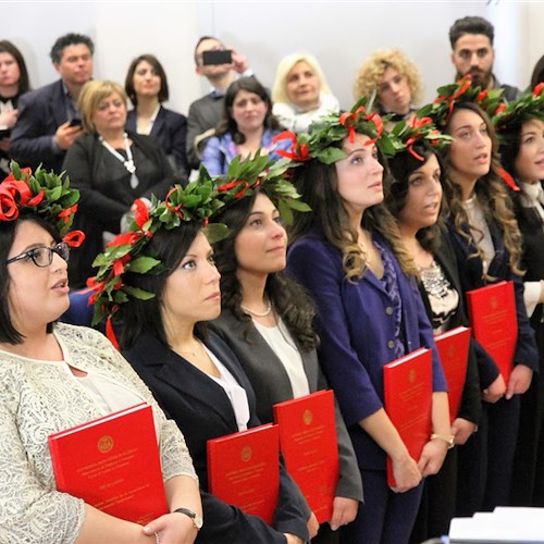 Unisa: proclamate stamani le prime laureate in Ostetricia 