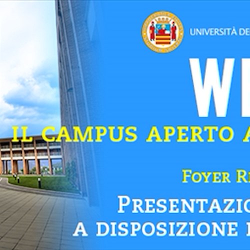 Università: campus Fisciano aperto anche nel fine settimana