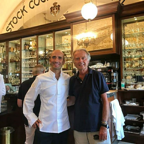 Vacanza in Costa d'Amalfi per Luca Cordero di Montezemolo, anche stavolta tappa da Pansa